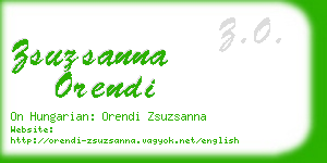 zsuzsanna orendi business card